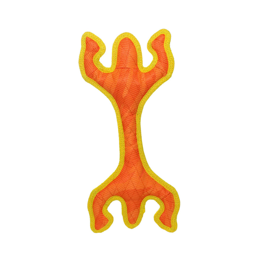 Tuffy Dog Toys - VIP Products - DuraForce Lizard - Orange, Durable, Squeaky Dog Toy - Dog.Dog.Cat.