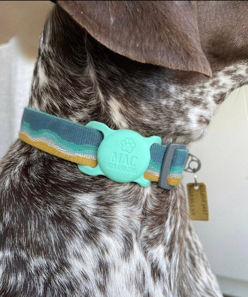 Besties Pets - Paw Silicone Pet AirTag Holder - Personalized - Dog.Dog.Cat.