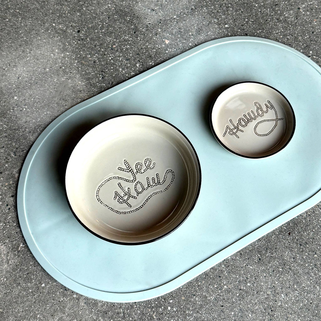 Speckle and Spot by Ore’ Originals - Pet Bowl | Yee Haw - Dog.Dog.Cat.