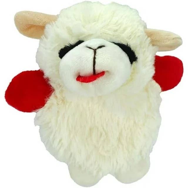Multipet Mini Lamb Chop Crinkle - Dog.Dog.Cat.