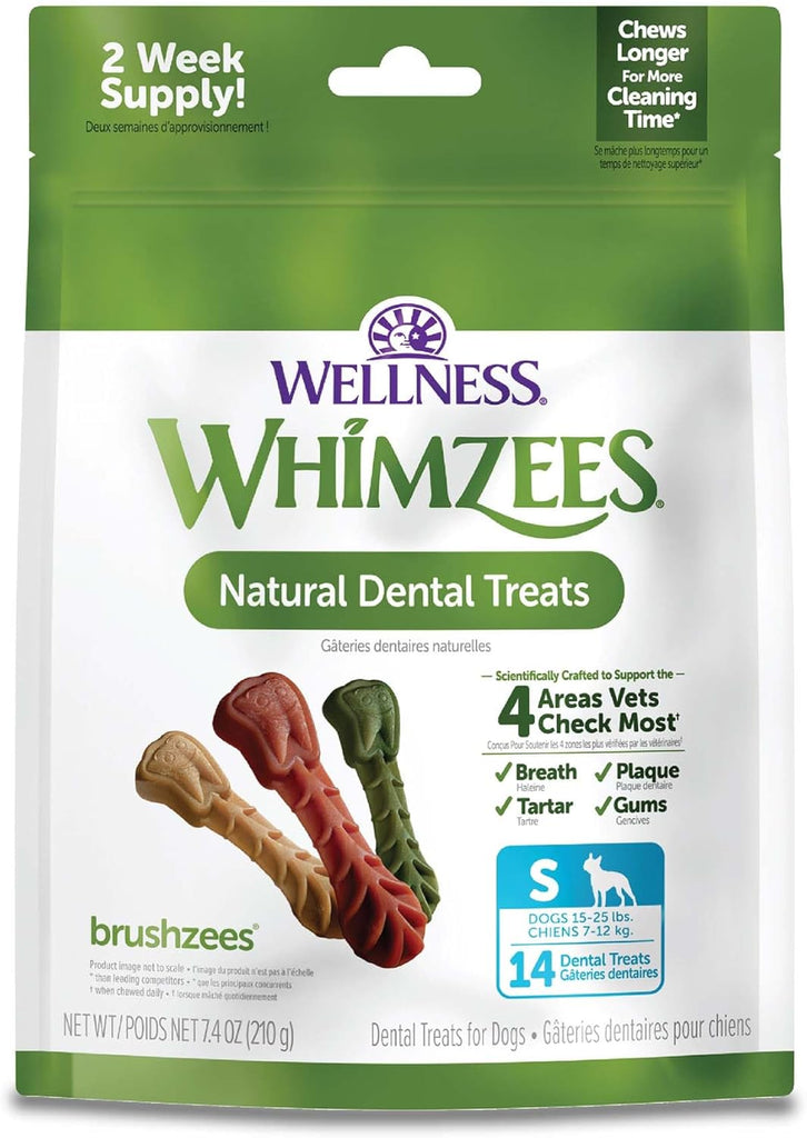 Whimzee Dental Daily Use Dental Treats for Dogs - Brushzees - Dog.Dog.Cat.