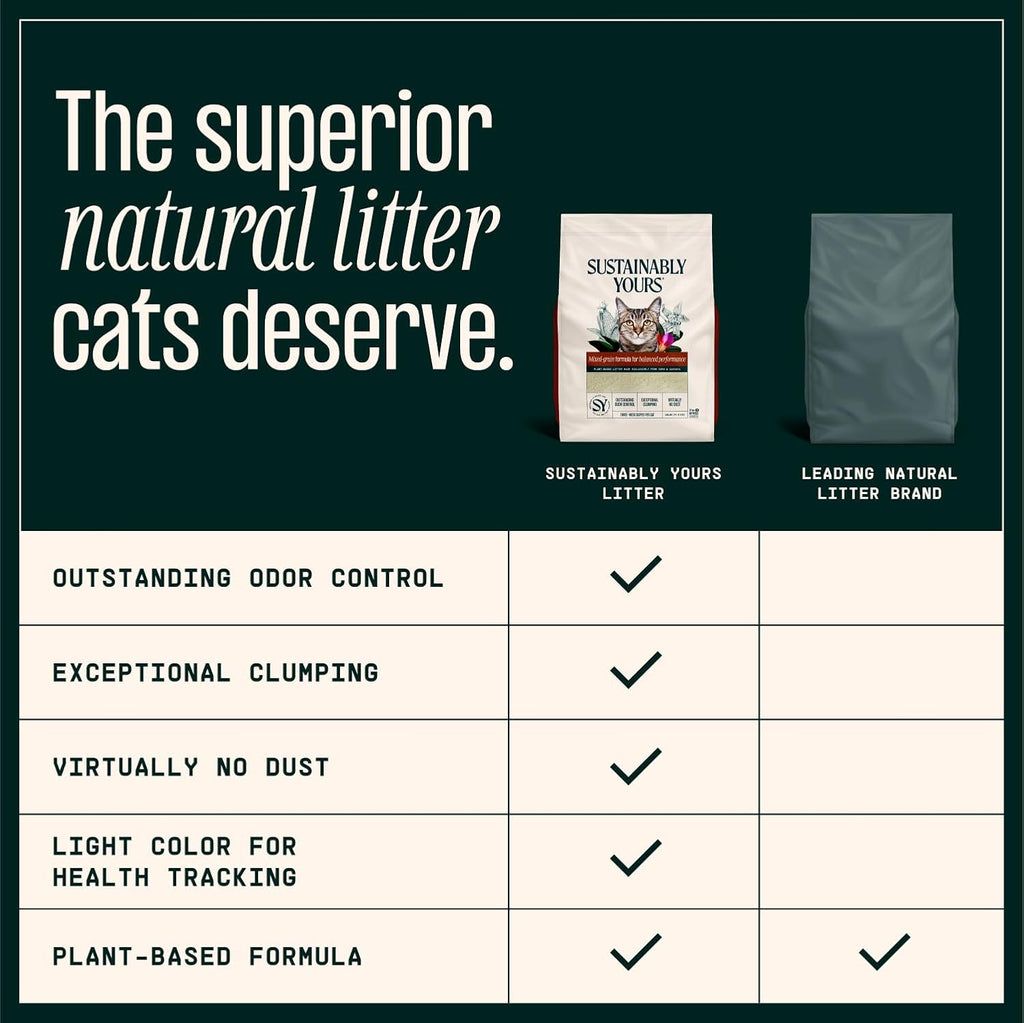 SUSTAINABLY YOURS CAT LITTER MIXED GRAIN - Dog.Dog.Cat.