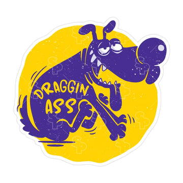 Sticker Pack Sticker SM-Dog Drag Ass : SM - Dog.Dog.Cat.