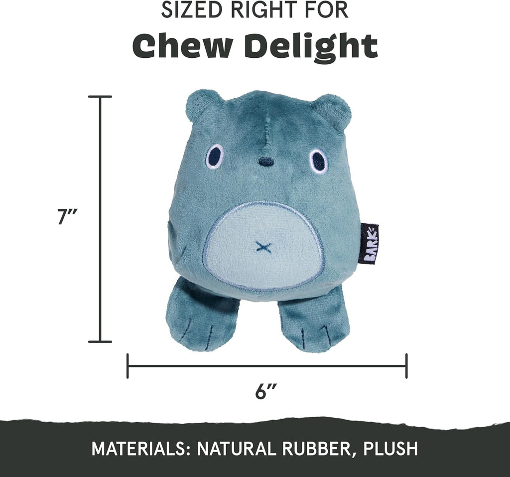 Barkbox Grey Bear Hugger Super Chewer 2-in-1 Plush Exterior Hard Core Plush Toy, Large Breeds - Dog.Dog.Cat.