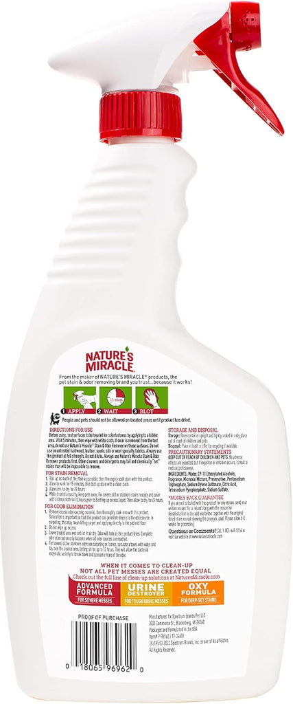 Natures Miracle Spray - 24 oz - Dog.Dog.Cat.