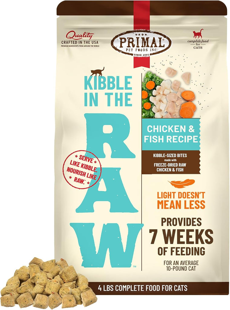 Primal Kibble in the Raw Cat Food - Dog.Dog.Cat.