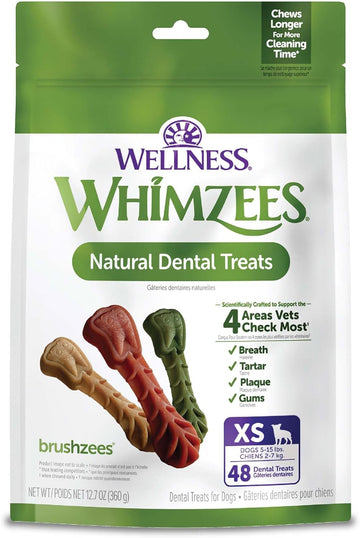 Whimzee Dental Daily Use Dental Treats for Dogs - Brushzees - Dog.Dog.Cat.