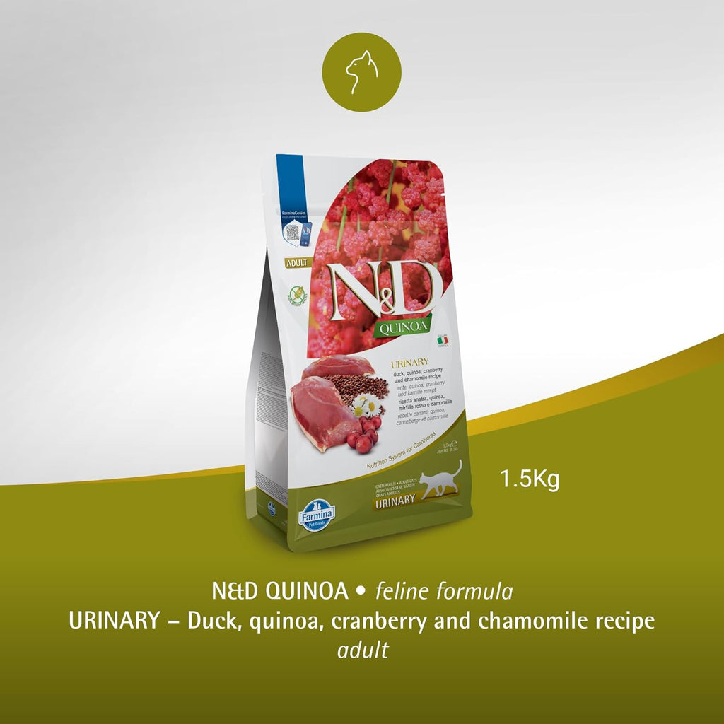 Farmina Dry Cat Food-Duck Urinary : 3.3 LB - Dog.Dog.Cat.