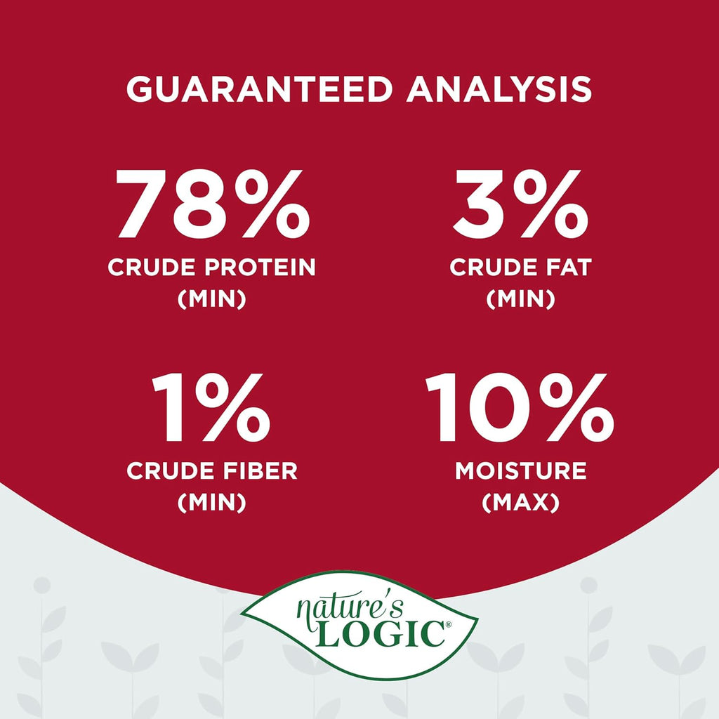 Nature' Logic Dog Treat Beef Lung 1 LB - Dog.Dog.Cat.