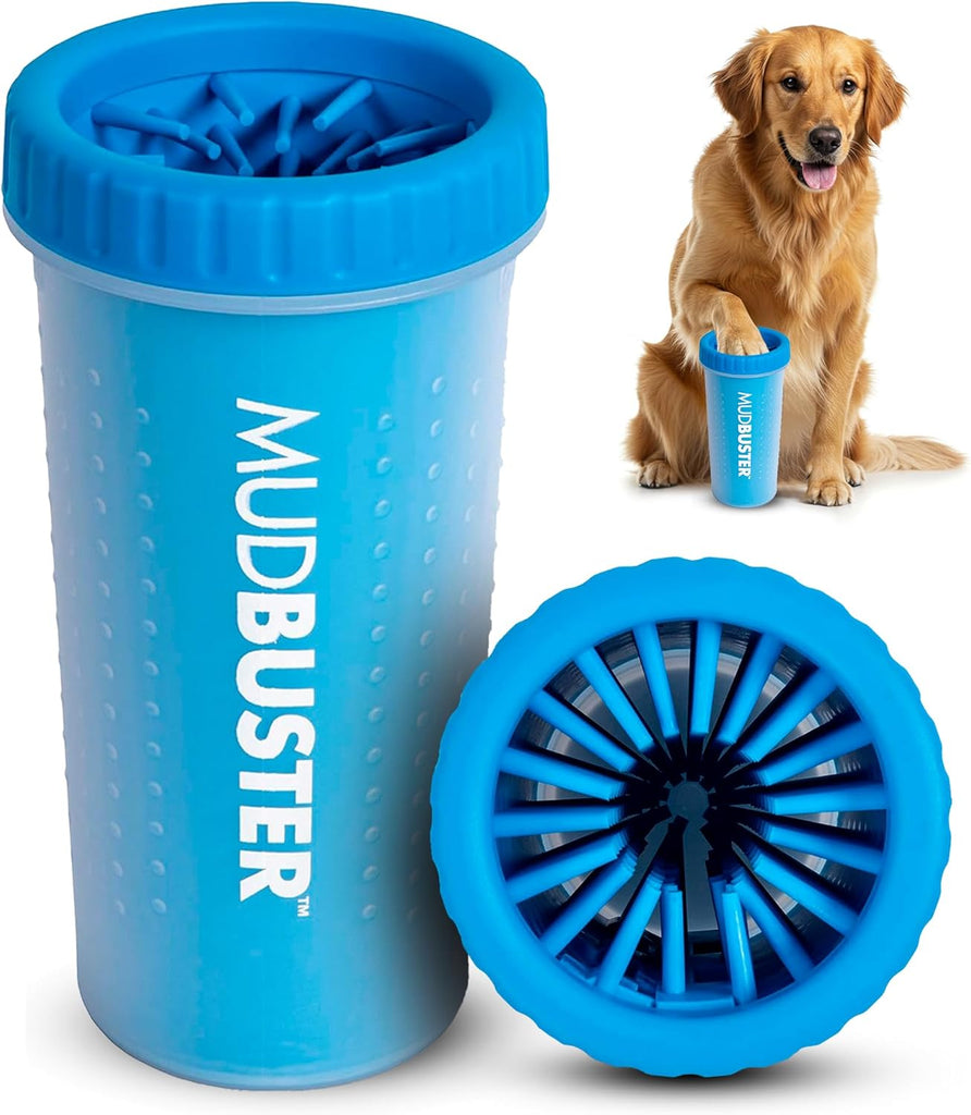 Dexas Mudbuster Foot Wash – Flexible Silicone Pedal Scrubber for Gentle Foot Cleaning - Dog.Dog.Cat.