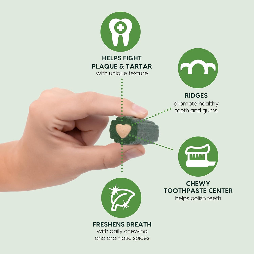 Ark Natural Brushless - Teeth Cleaning Dog Treats Toothpaste for Dogs - Dog.Dog.Cat.