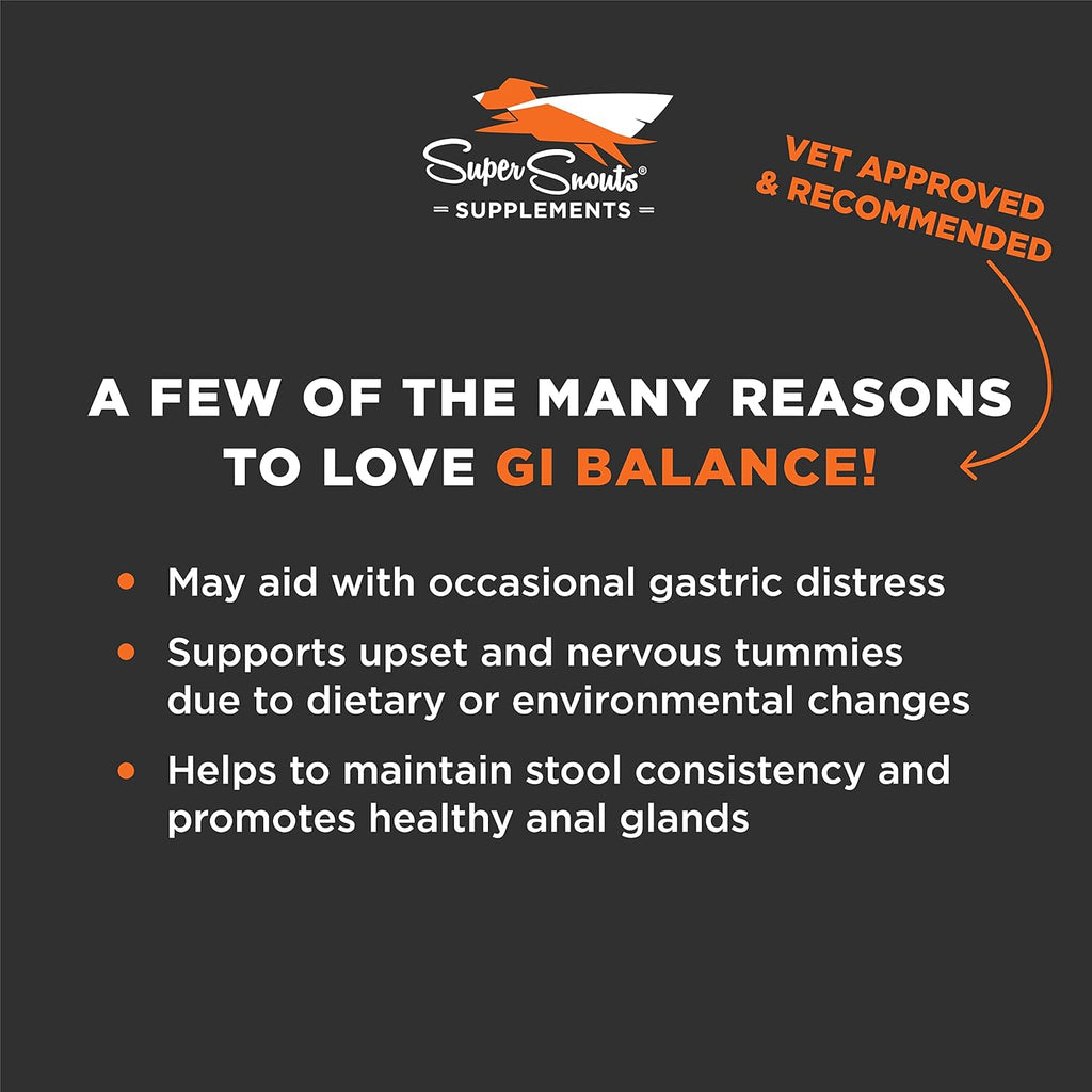 Super Snouts Supplements-GI Balance : 3.5 oz - Dog.Dog.Cat.