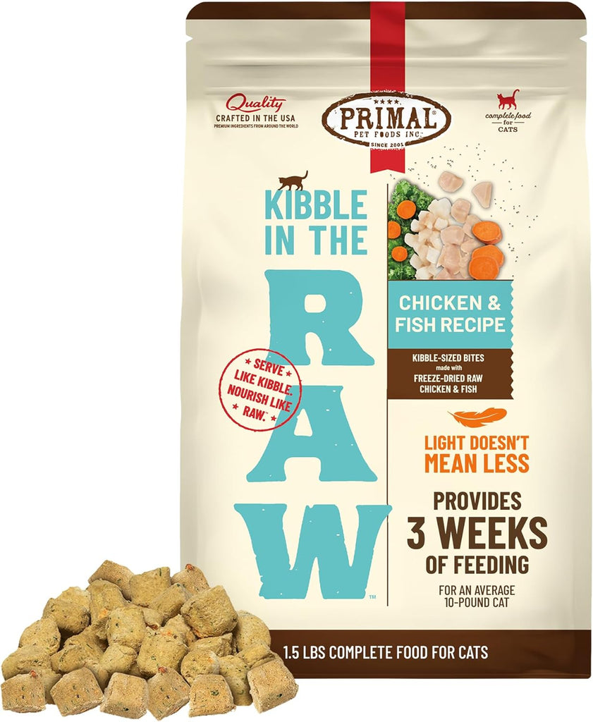Primal Kibble in the Raw Cat Food - Dog.Dog.Cat.