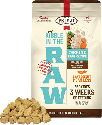 Primal Kibble in the Raw Cat Food - Dog.Dog.Cat.