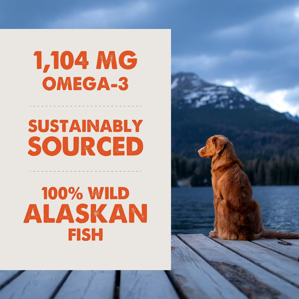 Grizzly Salmon Oil - Various Sizes Available - Dog.Dog.Cat.