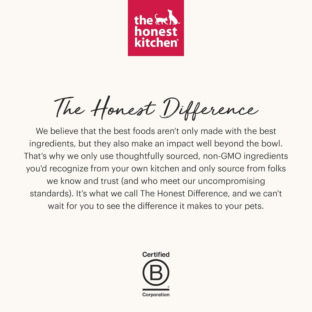 The Honest Kitchen Human Grade Dehydrated Whole Grain Dog Food – Complete Meal or Topper – Chicken 10 lb (makes 40 lbs) - Dog.Dog.Cat.