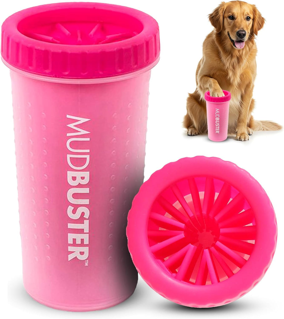 Dexas Mudbuster Foot Wash – Flexible Silicone Pedal Scrubber for Gentle Foot Cleaning - Dog.Dog.Cat.
