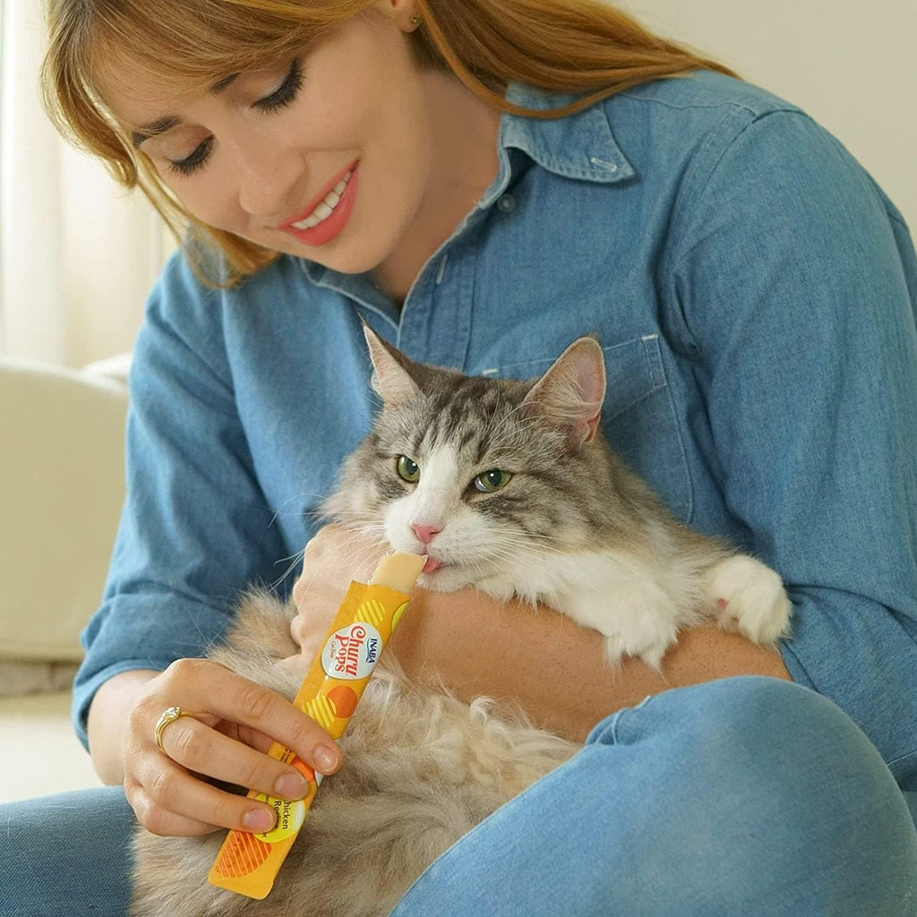 Churu Cat Treat Tube 1 Tube-Tuna : 0.5oz 4 Pack - Dog.Dog.Cat.