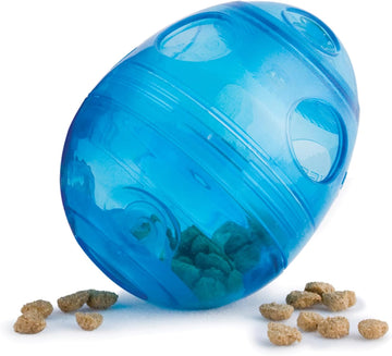 PetSafe FUNKitty Egg Cersizer - Cat Slow Feeder - Interactive Cat Meal Dispensing Toy - Great for Portion Control and Fast Eaters - Improve Digestion - Cat Enrichment and Exercise Toy - Dog.Dog.Cat.