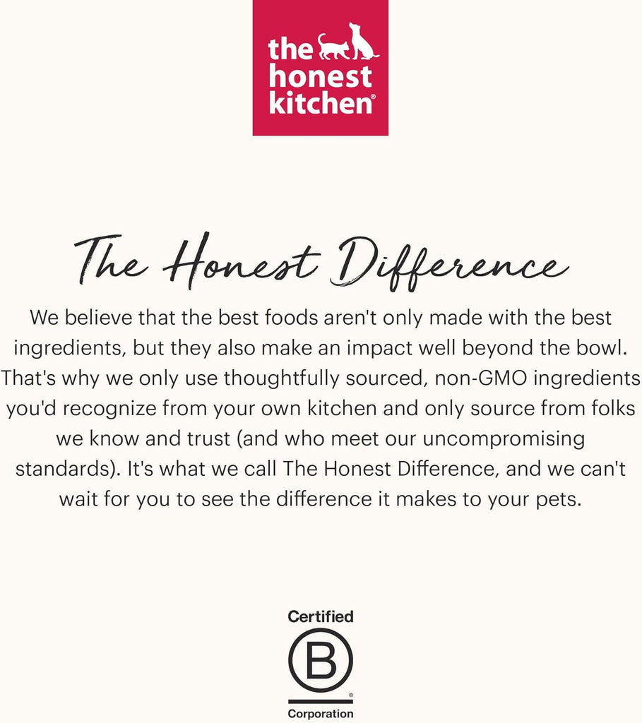 The Honest Kitchen Food - Turkey with Whole Grain Dehydrated Human Grade Dog Food - Dog.Dog.Cat.