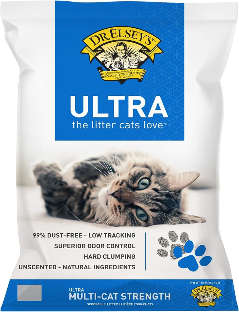 Dr. Elsey's Ultra Clay Clumping Cat Litter - Dog.Dog.Cat.