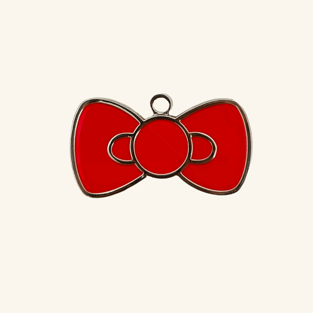 Bow Pet ID Tag - Dog.Dog.Cat.