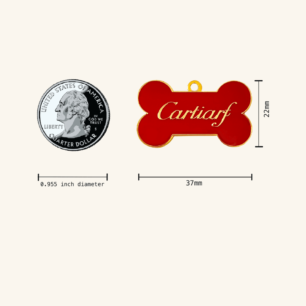 Cartiarf Pet ID Tag - Dog.Dog.Cat.