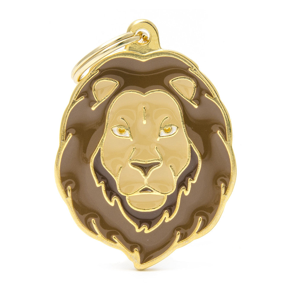 Wild Lion ID Tag - MyFamily - Dog.Dog.Cat.