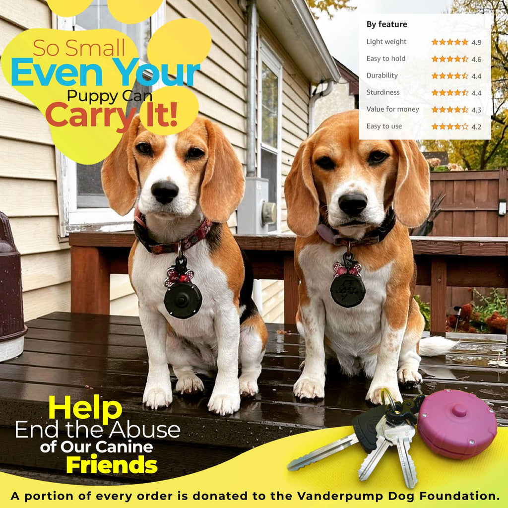 Lazy Leash! - NEW! Lazy Leash! (2pc) Hangers - Pink, Aqua, Gray + Black - Dog.Dog.Cat.