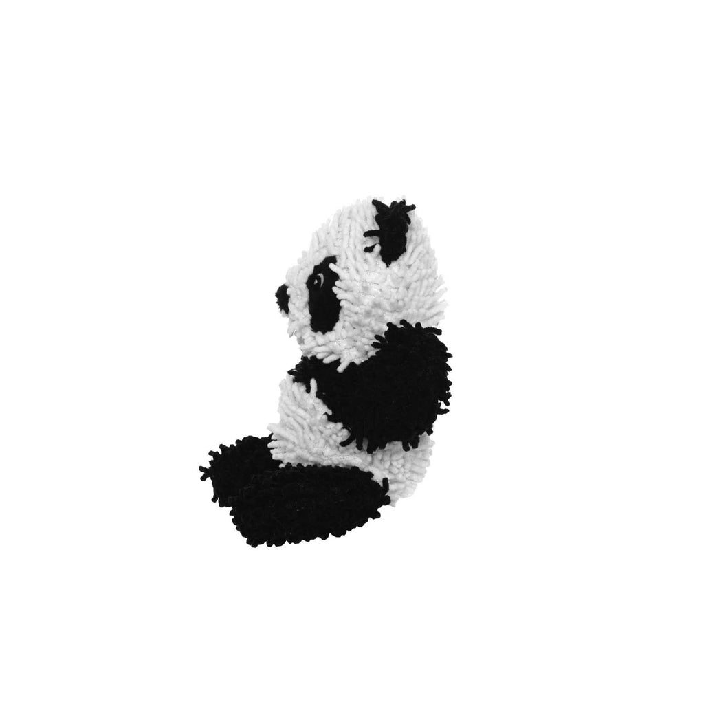 Tuffy Dog Toys - VIP Products - Mighty Jr Microfiber Ball Panda, Durable, Squeaky Dog Toy - Dog.Dog.Cat.
