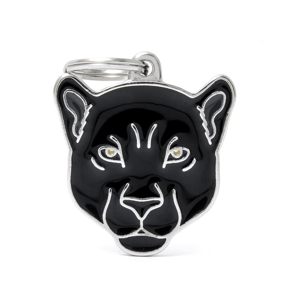 Wild Black Panther ID Tag - MyFamily - Dog.Dog.Cat.