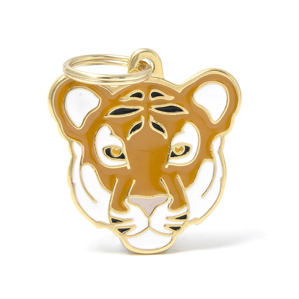 Wild Tiger ID Tag - MyFamily - Dog.Dog.Cat.