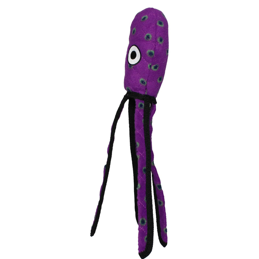 Tuffy Dog Toys - VIP Products - Tuffy Ocean Squid - Purple, Durable, Tough, Squeaky Dog Toy - Dog.Dog.Cat.