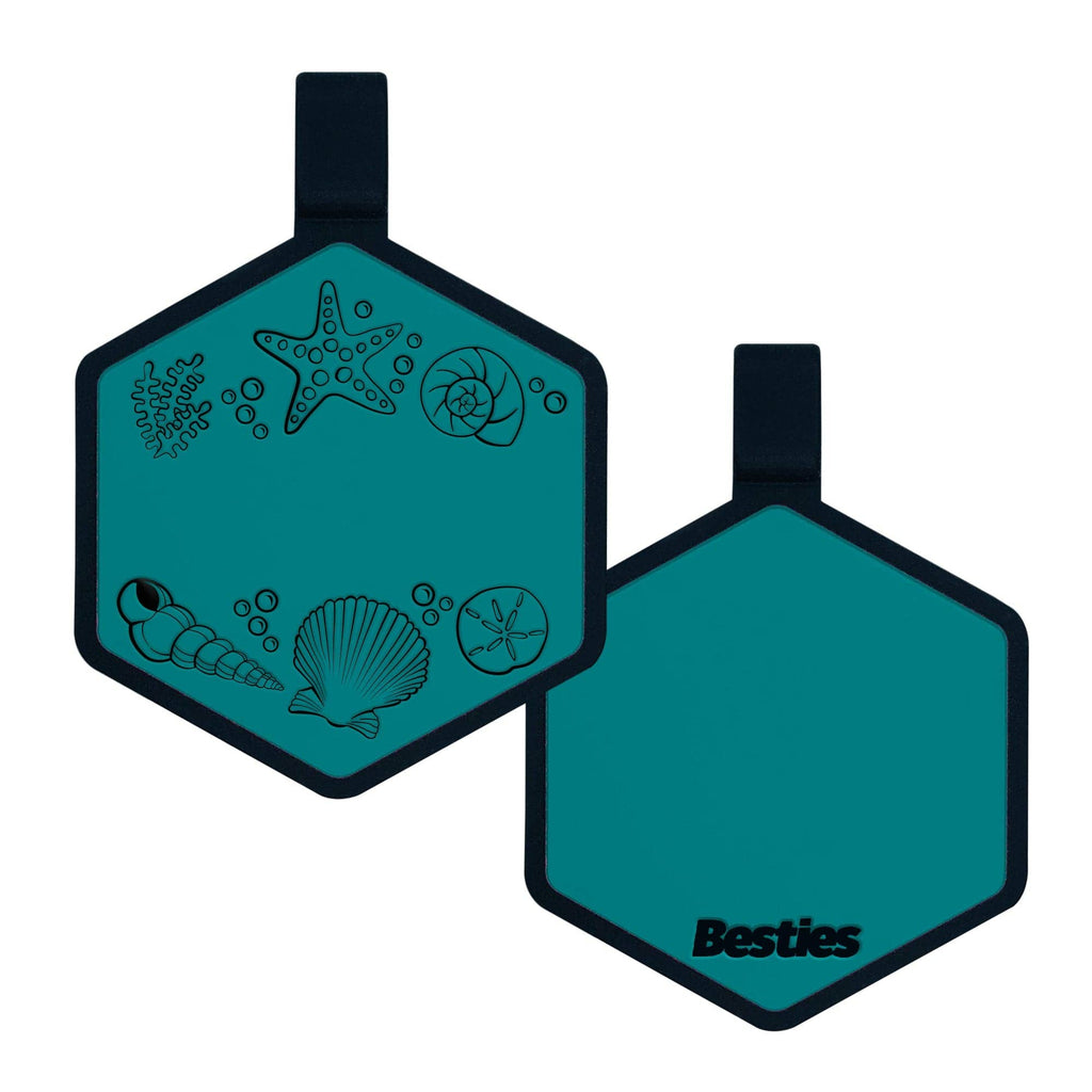 Besties Pets - Under The Sea Silicone ID Tag - Dog.Dog.Cat.