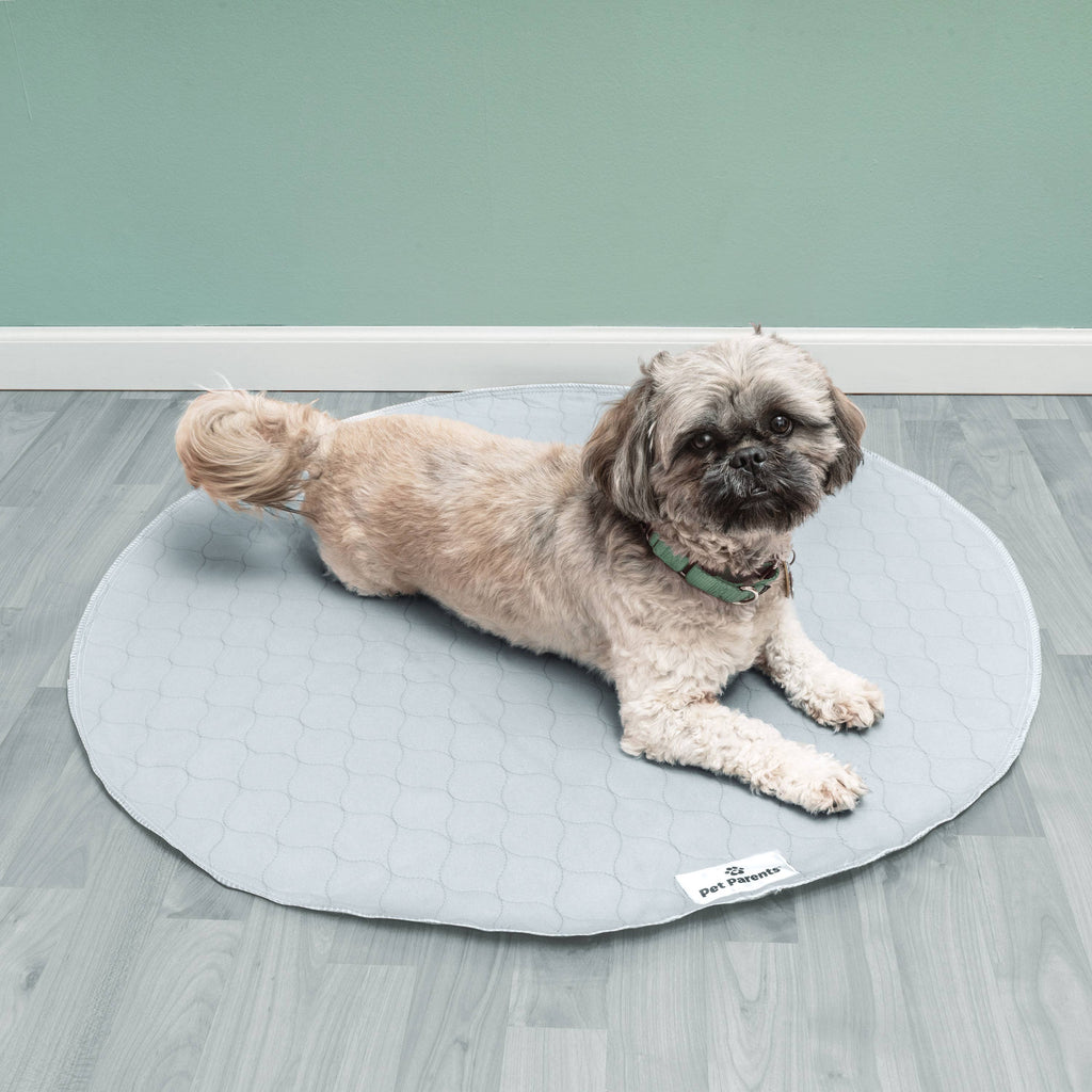 Pet Parents® - Round Pawtect® Pads, Premium Washable Dog Pee Pads - Dog.Dog.Cat.