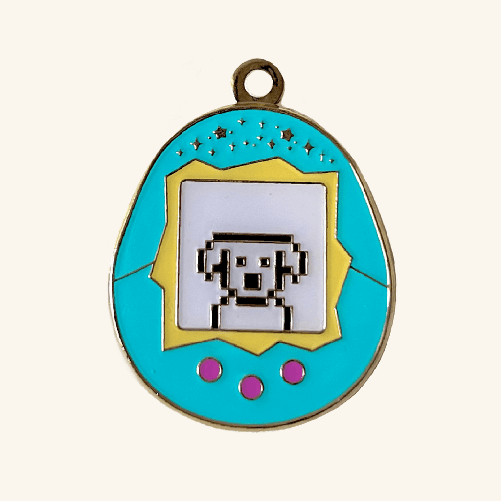 Tamagotchi Dog Pet ID Tag - Dog.Dog.Cat.