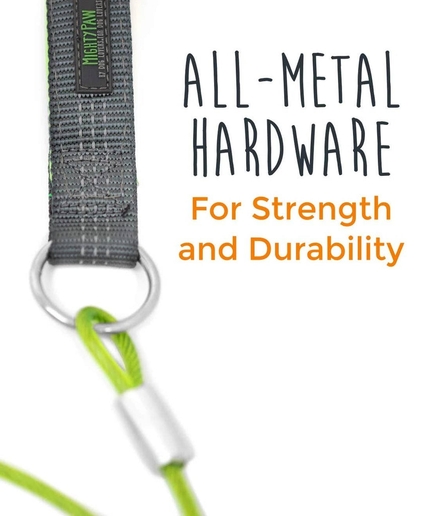 Mighty Paw - 6" Chew Proof Cable Leash - Dog.Dog.Cat.