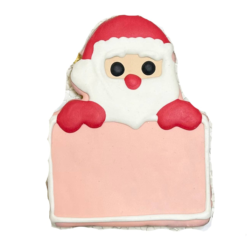 Lucky Biscuit Pet Bakery - Customizable Santa Plaque  - Dog.Dog.Cat.