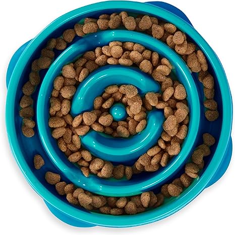Outward Hound Fun Feeder Interactive Slow Feeder Bowl for Dogs - Dog.Dog.Cat.