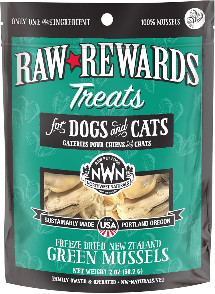 Northwest Natural Dog Treat-Mussels : 2 oz - Dog.Dog.Cat.