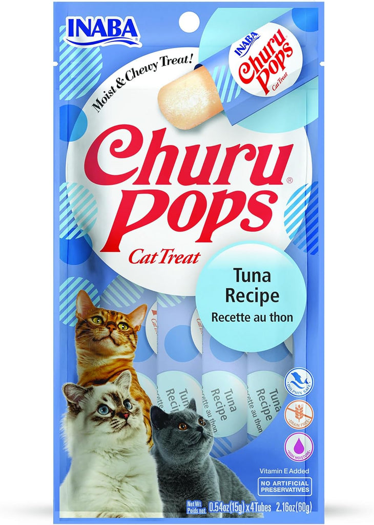 Churu Cat Treat Tube 1 Tube-Tuna : 0.5oz 4 Pack - Dog.Dog.Cat.
