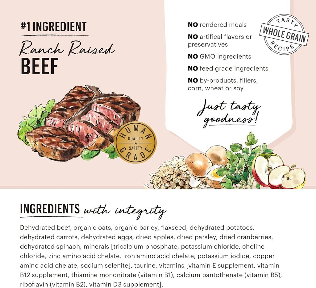 The Honest Kitchen Food-Beef with Whole Grain - Dog.Dog.Cat.