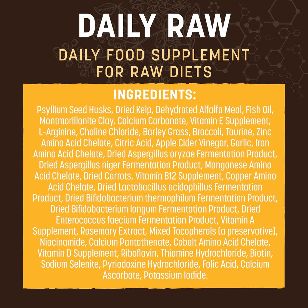 Earth Animal Daily Raw-1 lb - Dog.Dog.Cat.