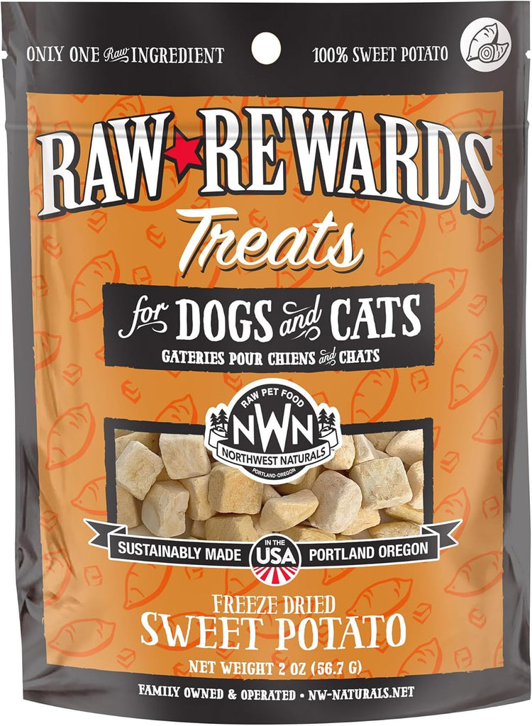 Northwest Naturals Treats Dog Treats- Sweet Potato 2 oz - Dog.Dog.Cat.