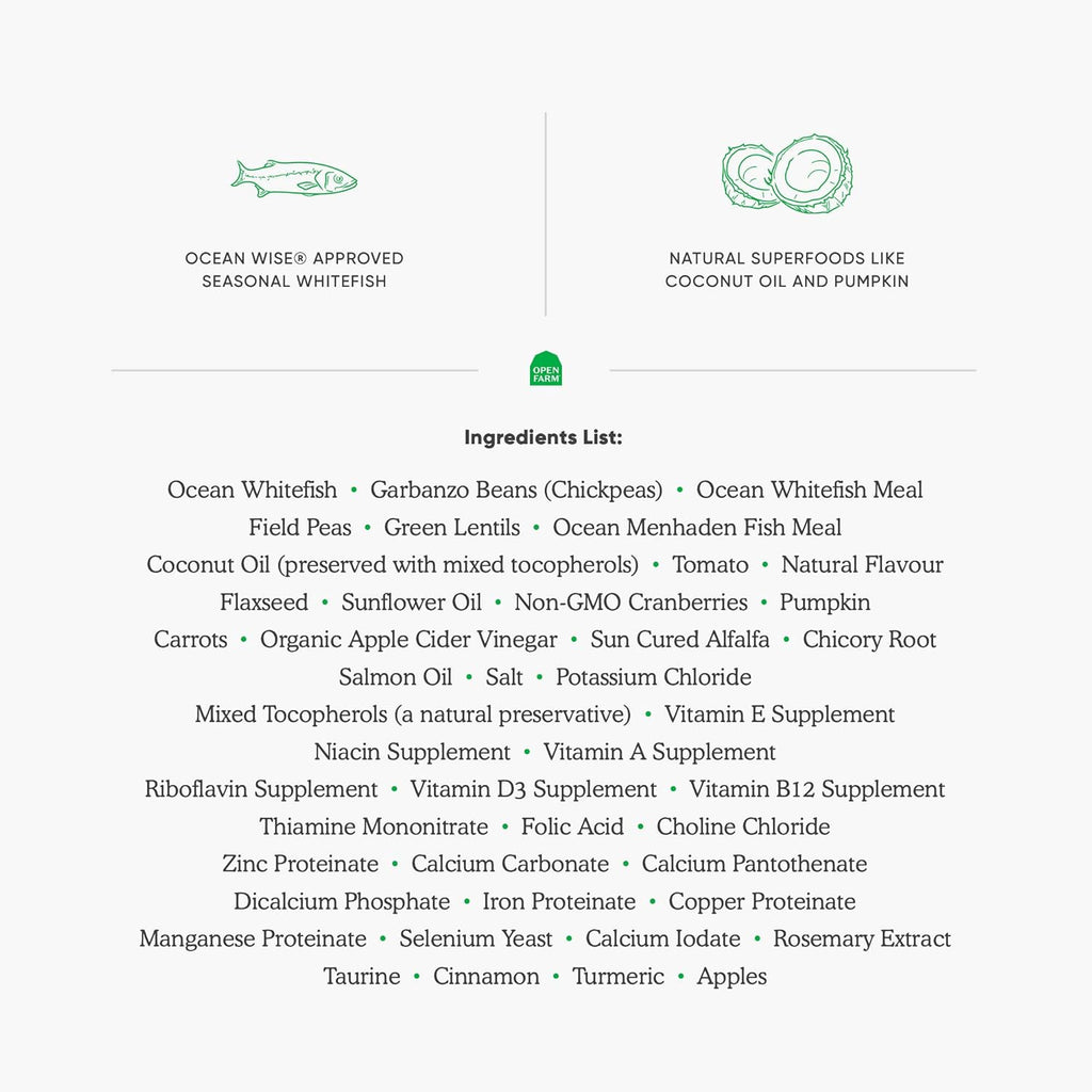 Open Farm Dry Dog Food Whitefish - Dog.Dog.Cat.