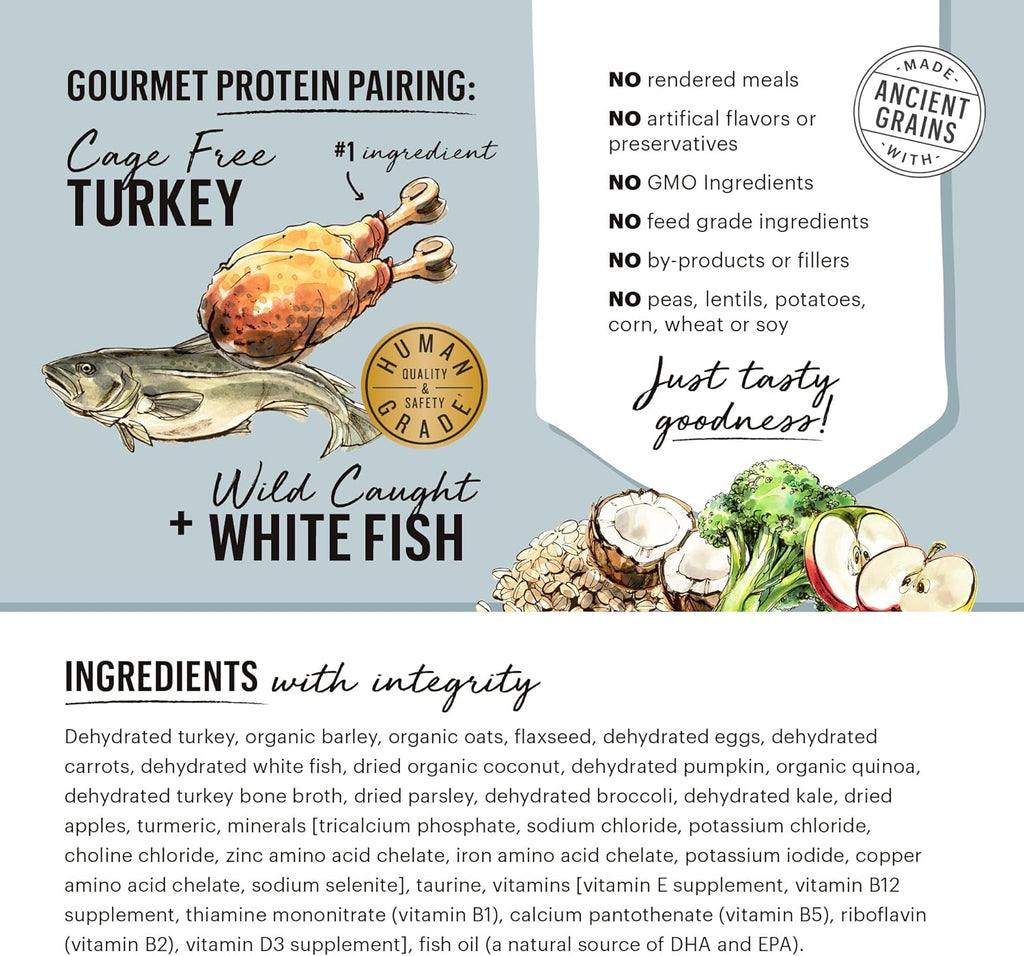 The Honest Kitchen  Dog Food-Turkey & Whitefish : 10 lb - Dog.Dog.Cat.