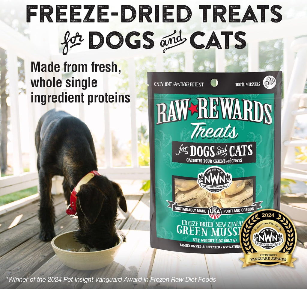 Northwest Natural Dog Treat-Mussels : 2 oz - Dog.Dog.Cat.