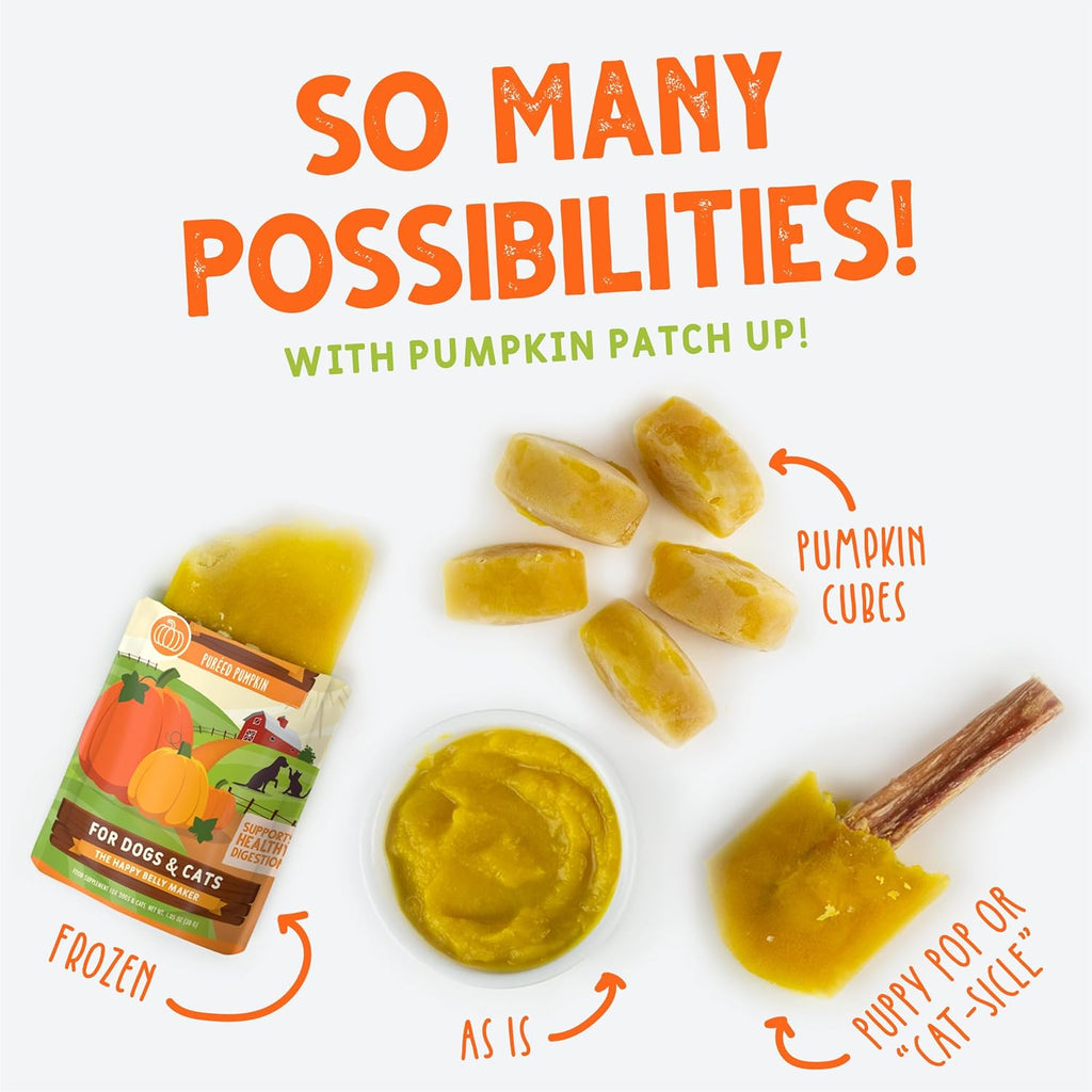 Weruva Pumpkin Patch Up! Pumpkin Pumpkin, What's Your Function Variety Pack for Dogs & Cats, 1.05oz Pouch - Dog.Dog.Cat.