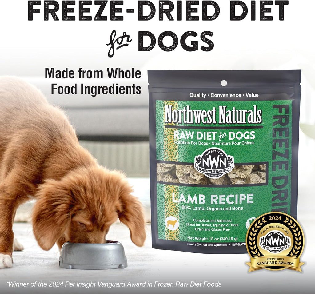 Northwest Naturals Freeze Dried-Lamb : 12 oz - Dog.Dog.Cat.