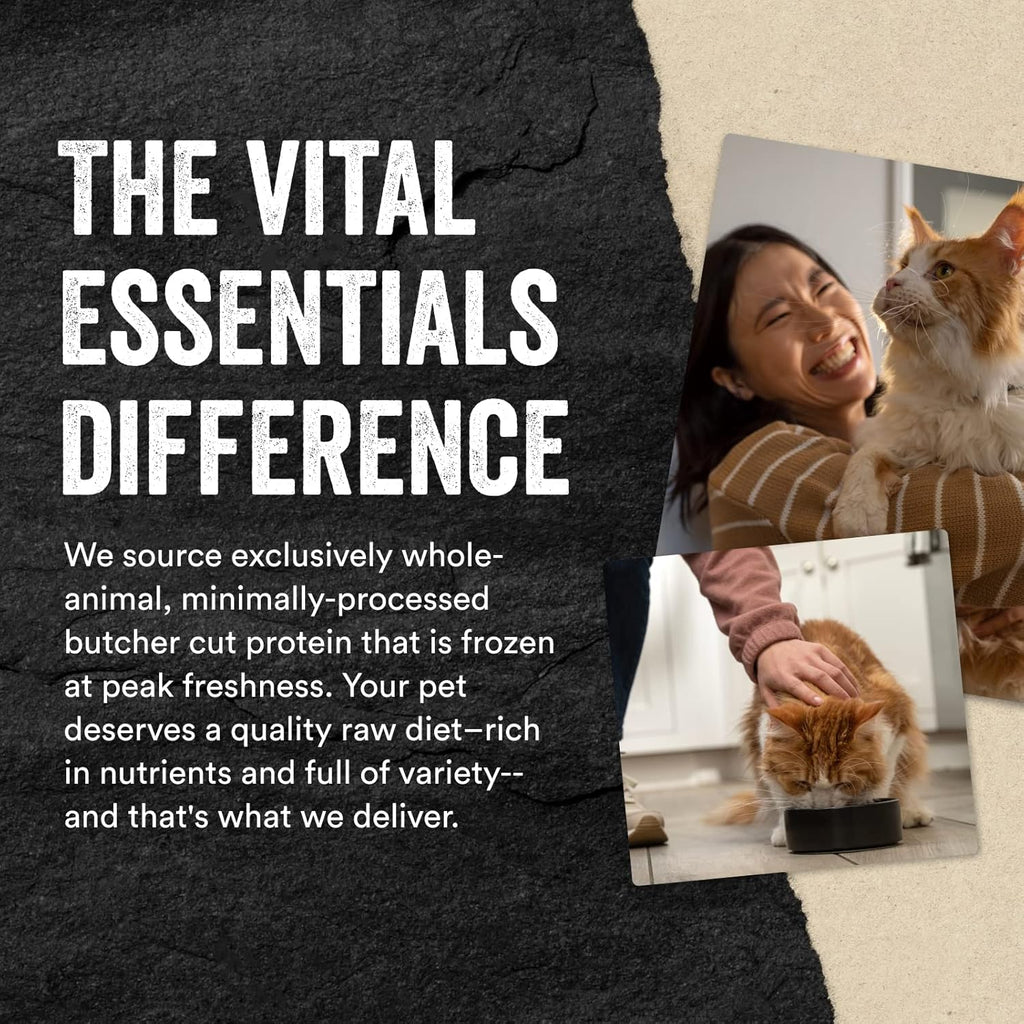 Vital Essentials Freeze Dried Raw Single Ingredient Cat Treats, Chicken Breast - Dog.Dog.Cat.